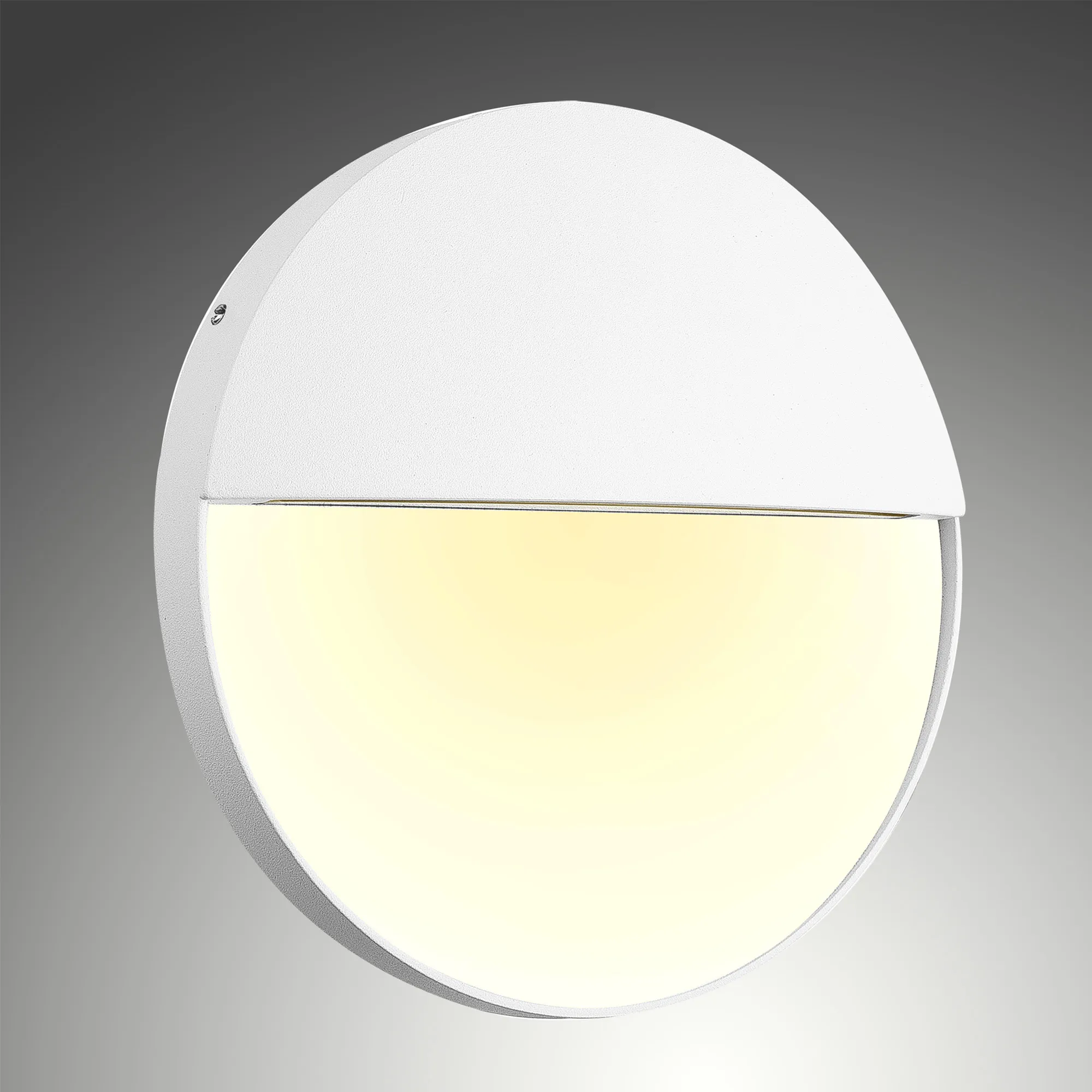 Baker Large Round Wall Lamp 6W LED IP54 Sand White M7018  Mantra Fusion Baker